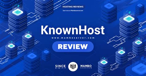 KnownHost server performance metrics and speed tests