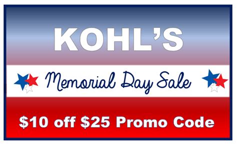 Kohl's Memorial Day Sale: Unbelievable Savings on Everything You Need