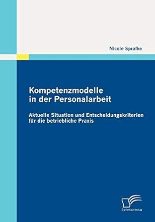 Kompetenzmodelle in der Personalarbeit Ebook Epub