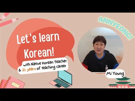 Korean language tutors