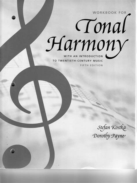 Kostka Payne Tonal Harmony Workbook Answer Key Ebook Kindle Editon