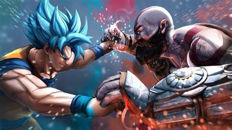 Kratos vs Ultra Instinct Blue Goku: The Ultimate Showdown of Demigods