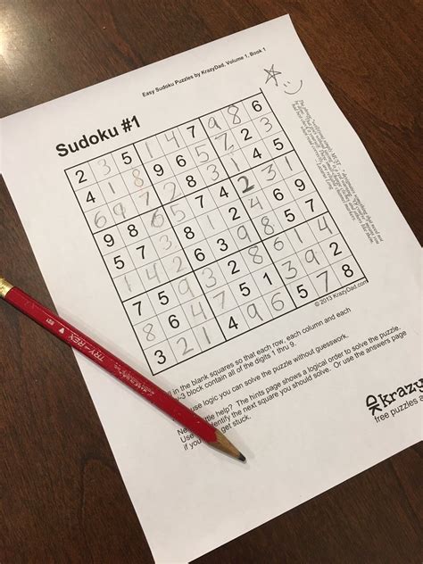 Krazydad Sudoku Answers Book 1 Epub