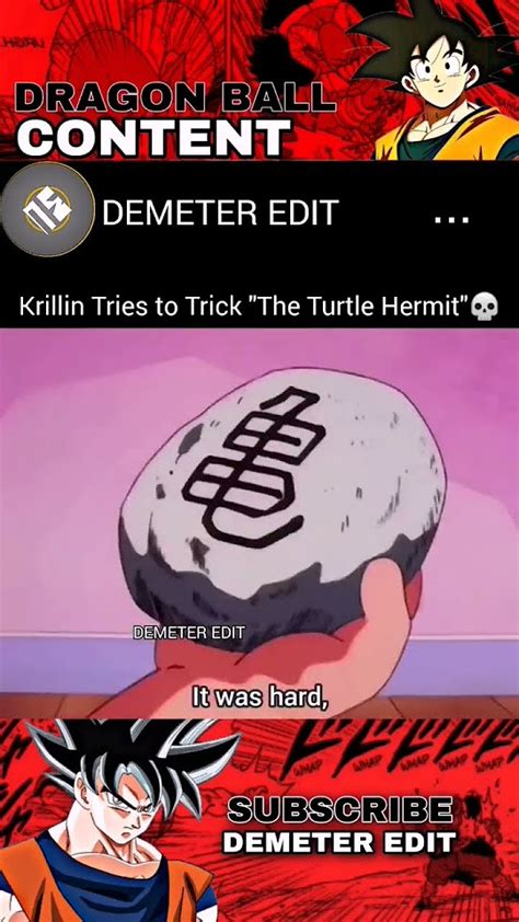 Krillin Tries to Trick Roshi: A Master of Deception and Disguise