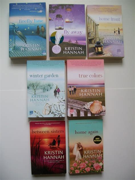 Kristin Hannah Set of 7 Firefly Lane Fly Away Home Front Winter Garden Reader