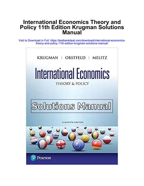 Krugman International Economics Solution Reader