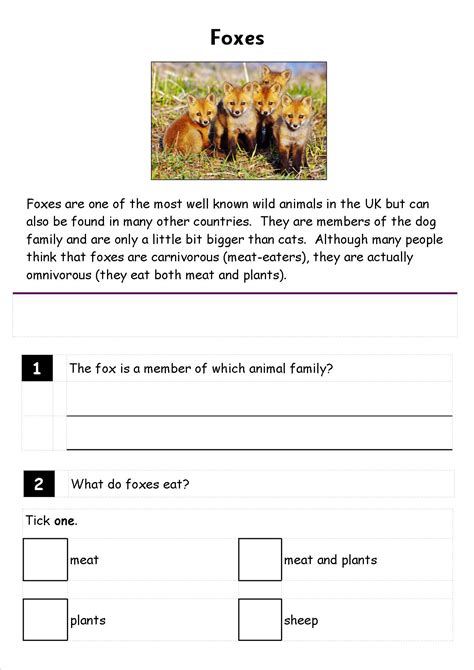 Ks1 Sats Animal Stories Answer Booklet Epub