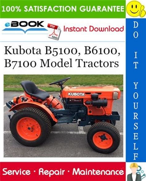 Kubota B7100 Service Manual Ebook PDF