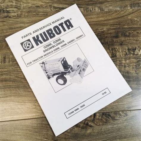 Kubota G5200 Service Manual Ebook Kindle Editon