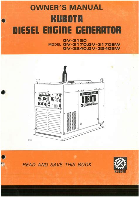 Kubota Gv 3240 60 B Generator Manual Ebook Epub