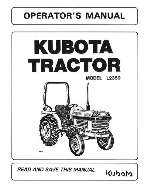 Kubota L2350 Manual Epub