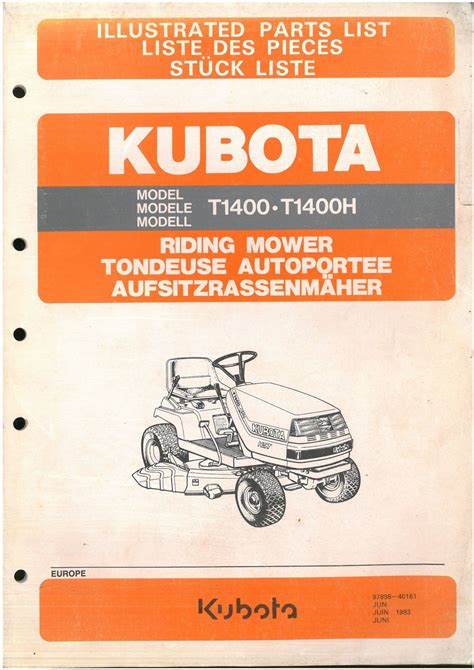 Kubota T1400 Hst Manual Ebook Epub