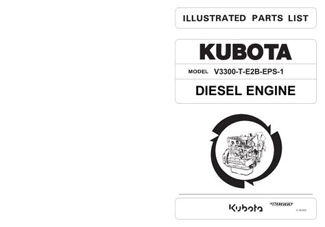 Kubota V3300 Engine Parts Manual Ebook Doc