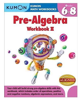 Kumon Pre Algebra Workbook Math Workbooks PDF