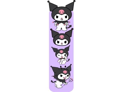 Kuromi Bookmark Printable