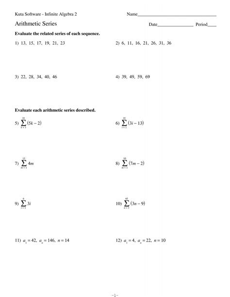 Kuta Arithmetic Series Answers Kindle Editon