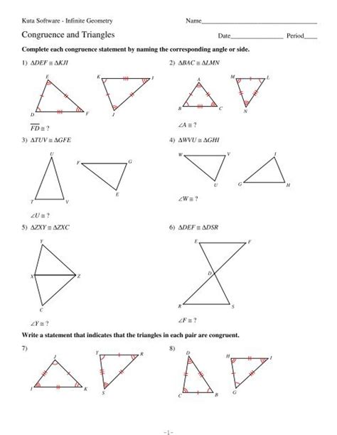 Kuta Software Infinite Geometry Answers Triangle Congruency Kindle Editon