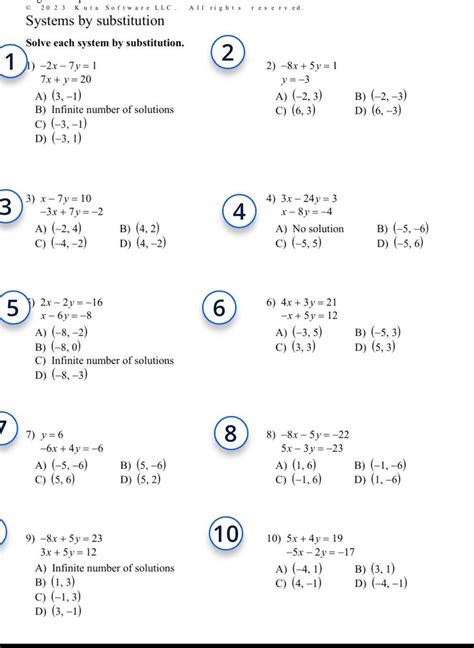 Kuta Software Systems Equations Answers Doc