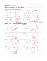 Kuta Software Trigonometry Quiz Answers Doc