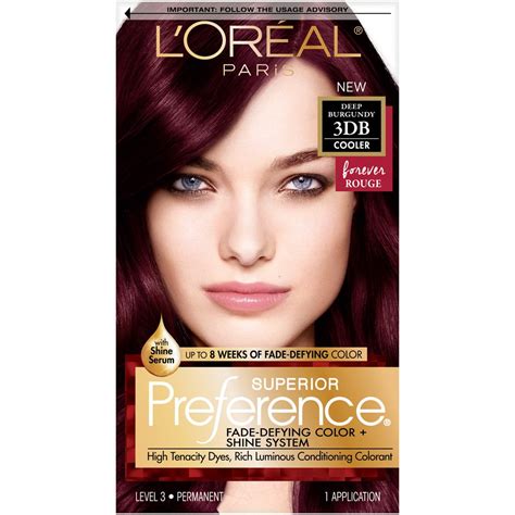 L'Oréal Paris Superior Preference Fade-Defying Color + Shine in Deep Burgundy