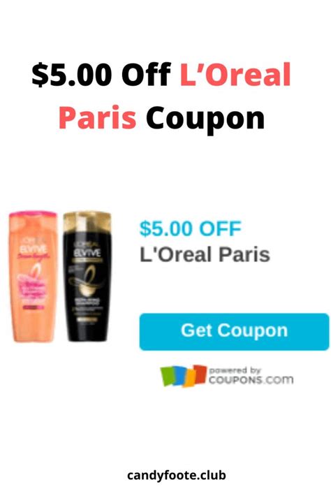 L'oreal Coupon $5 Off Printable
