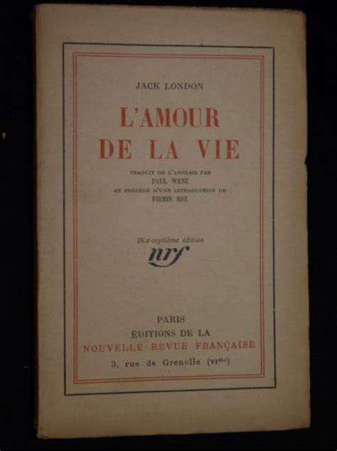 L AMOUR DE LA VIE French Edition