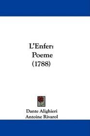 L Enfer Poeme 1788 PDF