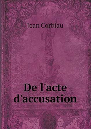 L accusation French Edition Doc