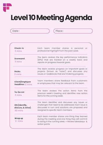 L10 Meeting Template
