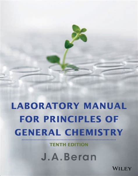LABORATORY MANUAL FOR GENERAL CHEMISTRY BERAN Ebook Doc