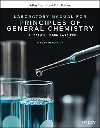 LABORATORY MANUAL FOR PRINCIPLES OF GENERAL CHEMISTRY ANSWER KEY Ebook Doc