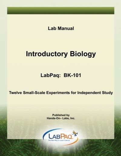 LABPAQ MICROBIOME EXPERIMENT ANSWERS Ebook Doc