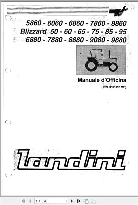 LANDINI BLIZZARD WORKSHOP MANUAL Ebook PDF