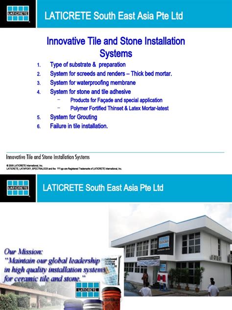 LATICRETE Southeast Asia: Leading the Tile & Stone Installation Revolution in 2025