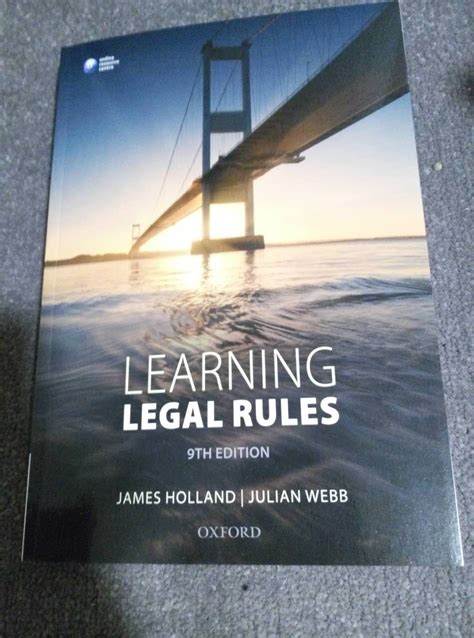 LEARNING LEGAL RULES HOLLAND AND WEBB EIGHTH EDITION PDF BOOK Kindle Editon