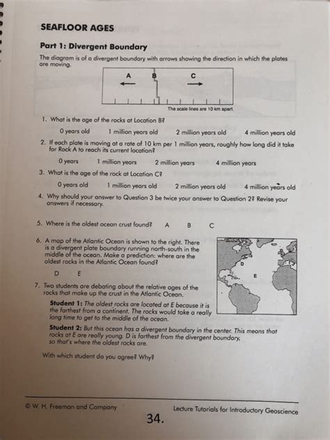 LECTURE TUTORIALS FOR INTRODUCTORY GEOSCIENCE ANSWER KEY Ebook Doc