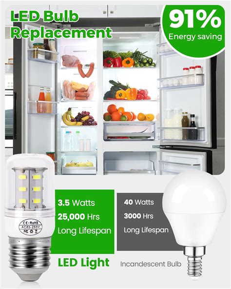 LED Refrigerator Bulbs: The Ultimate Guide to 10,000-Hour Illumination