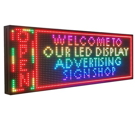 LED signs: