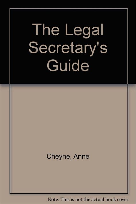 LEGAL SECRETARYS GUIDE ANN CHEYNE Ebook Doc