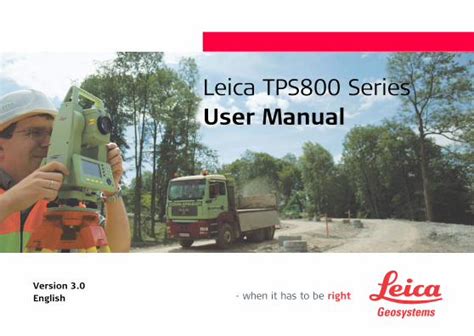 LEICA TCR805 USER MANUAL Ebook PDF