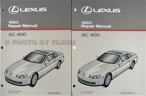 LEXUS SC400 REPAIR MANUAL PDF Ebook Epub