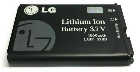 LG Battery LGIP 520B VX8350 VX5400 PDF