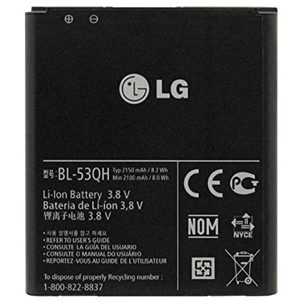 LG EAC61898401 Lithium Battery Optimus Doc