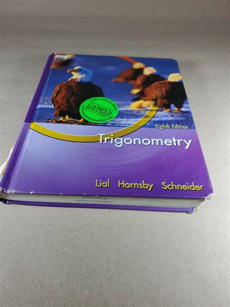 LIAL HORNSBY SCHNEIDER TRIGONOMETRY 8TH EDITION Ebook Epub
