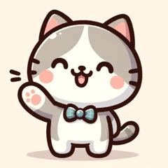 LINEで使える無料のかわいい猫スタンプ