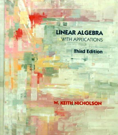 LINEAR ALGEBRA WITH APPLICATIONS NICHOLSON PDF Ebook Epub