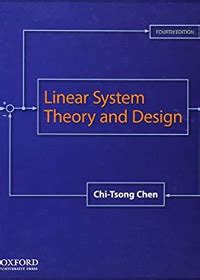 LINEAR SYSTEM THEORY AND DESIGN 4TH EDITION Ebook Kindle Editon