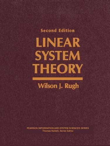 LINEAR SYSTEM THEORY SOLUTION MANUAL RUGH Ebook Kindle Editon