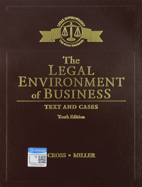 LMS Integrated MindTap Business Law 1 term 6 months Printed Access Card Cross Miller s The Legal Environment of Business Text and Cases 10th Doc