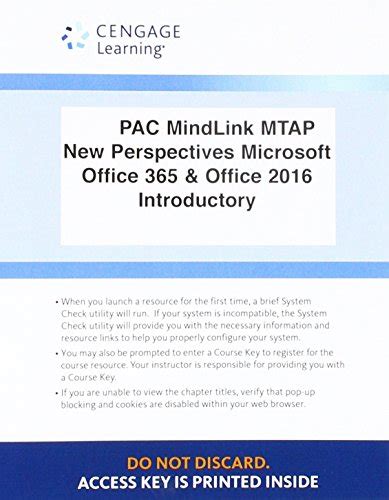 LMS Integrated MindTap Computing 1 term 6 months Printed Access Card for Office 365 and Office 2016 Introductory Doc